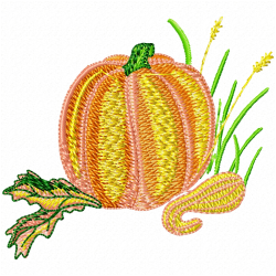 Pumpkin Embroidery Design 9 Pumpkin Embroidery Design 9